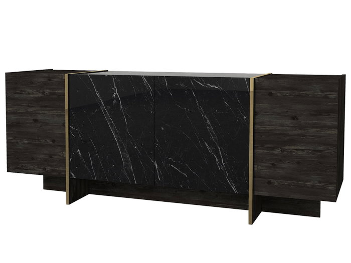 Hanah Home Veyron Negro y Oro Hanah Home Veyron Negro y Oro